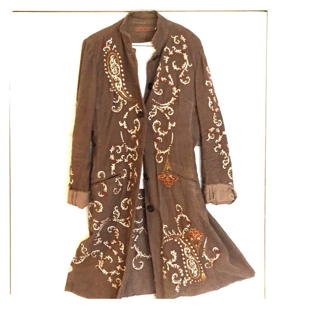 Johnny Was long jacket  like New size M. True size